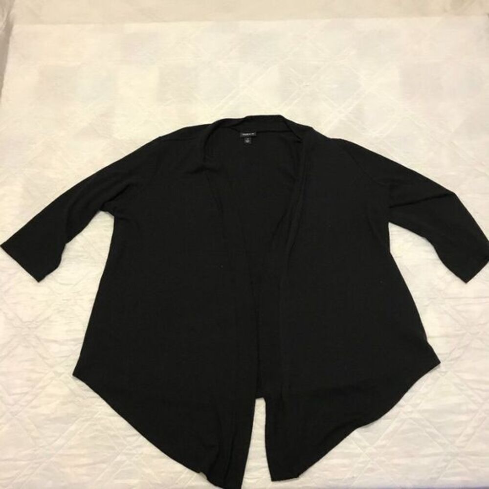 Torrid black wrap‎ around lightweight sweater shirt size 1